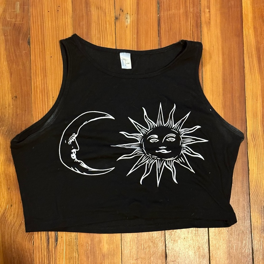 Sun and Moon cropped tank small